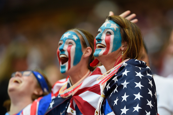 during FIFA Women's World Cup 2015 Final between USA and Japan at BC Place Stadium on July 5, 2015 in Vancouver, Canada.